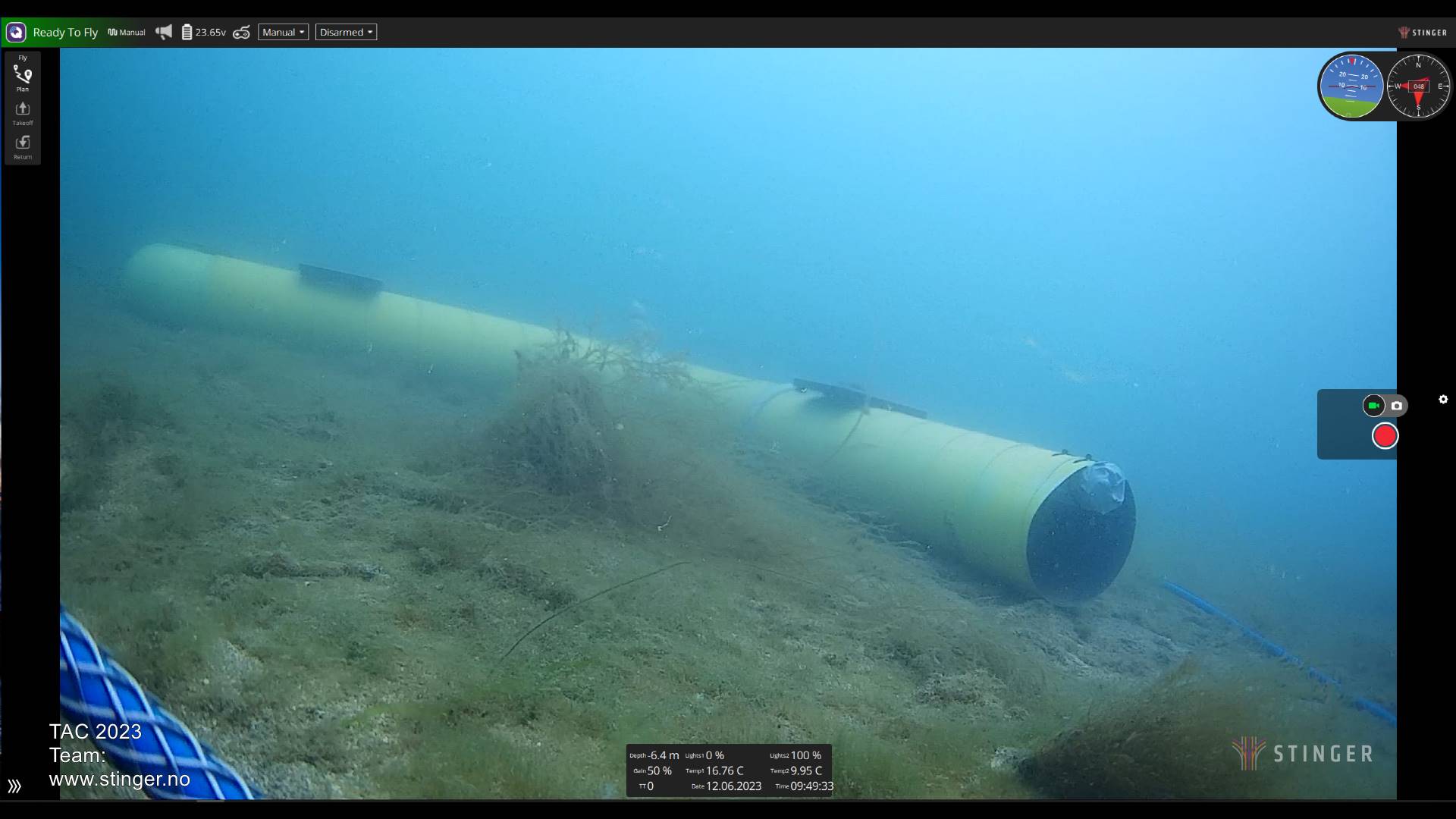 Pipeline Inspection Mission